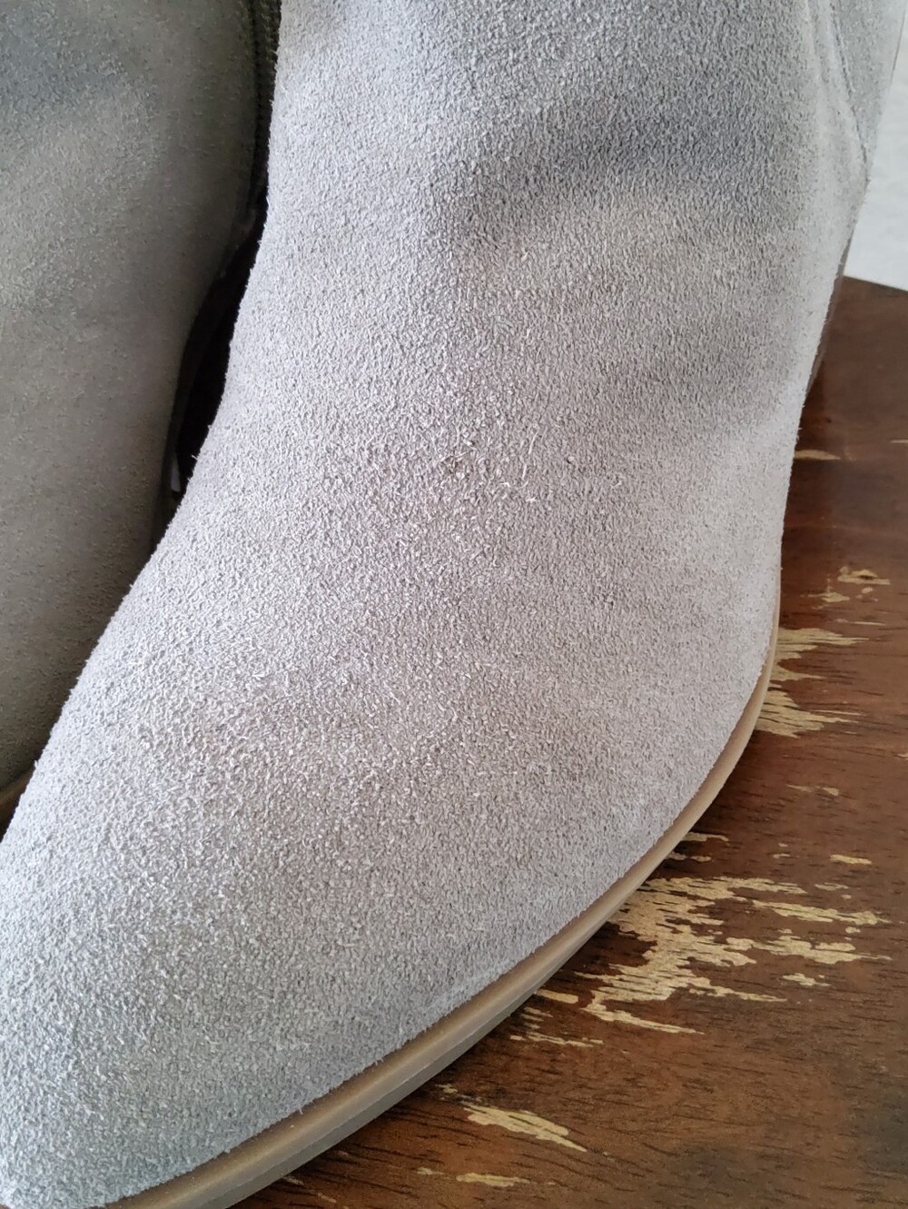 Lucky Brand Stayci Taupe Suede Ankle Booties - Size 9.5M NWOB - Picture 6 of 9